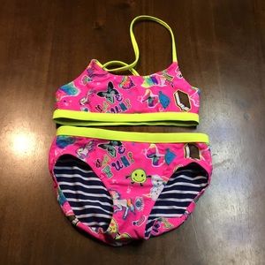 Brand new girls two piece bathing suit